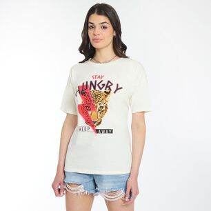 Polera Estampada Manga Corta Cuello Redondo Mujer Rolly Go