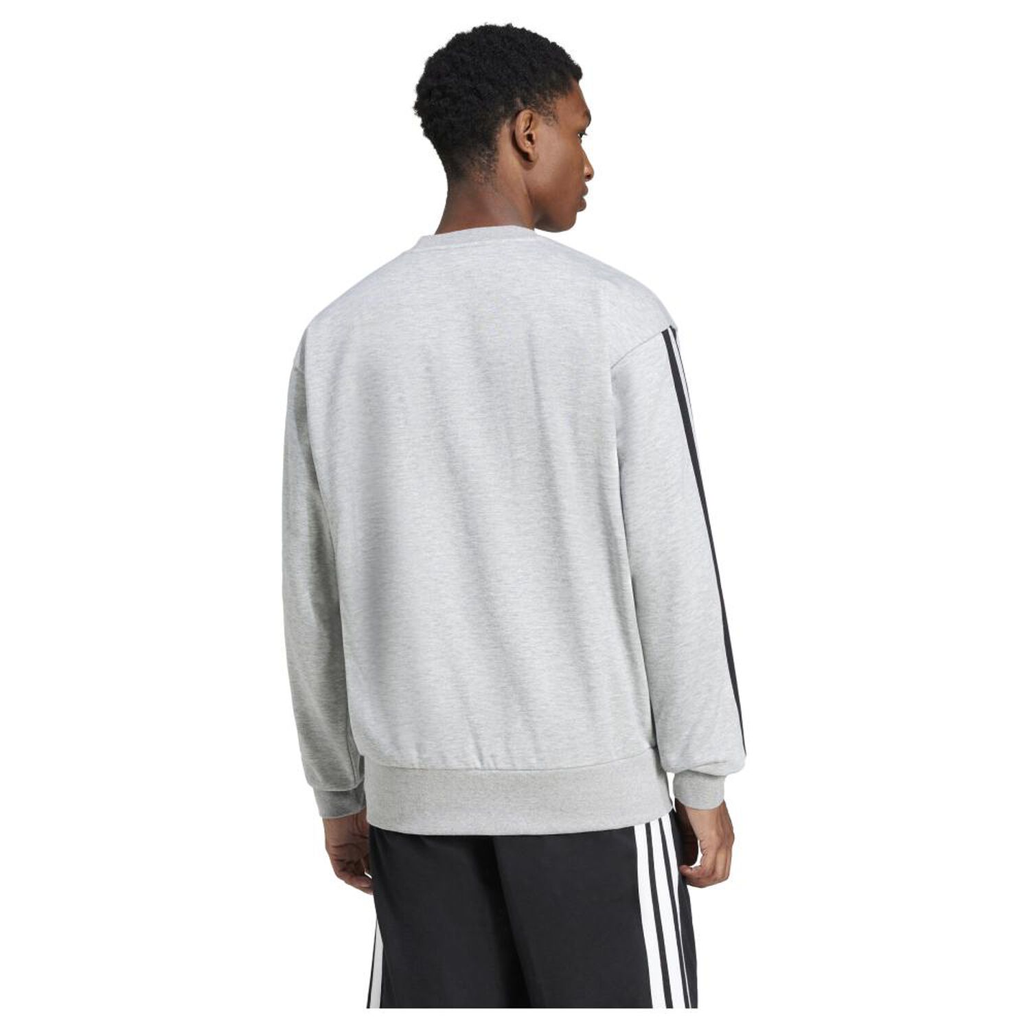 Poler&oacute;n Hombre Essentials Fleece 3 Tiras Adidas image number 3.0