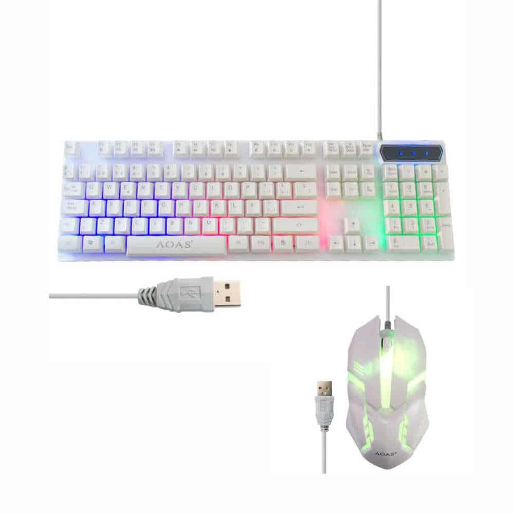 Mouse Y Teclado Gamer Rgb Aoas M-400 image number 0.0