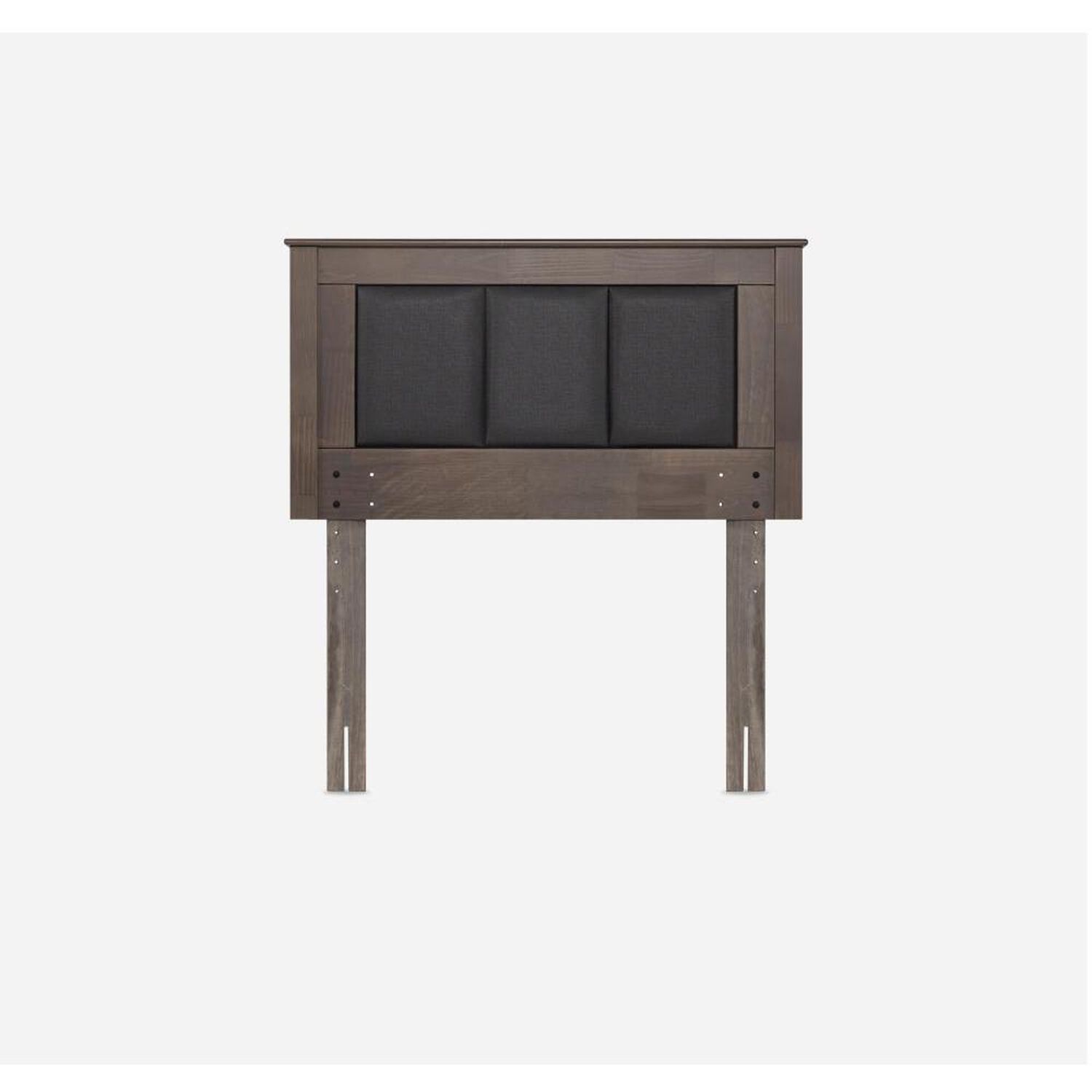 Cama Europea Rosen New Style 4 Plus / 1 Plaza / Base Normal  + Respaldo Rachel Gris image number 2.0