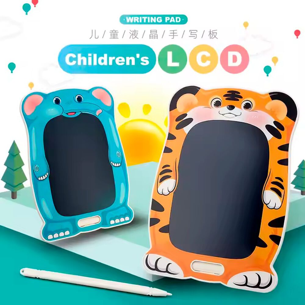 Mini Pizarra De Dibujos Lcd Para Niños Diseño De Rana image number 2.0