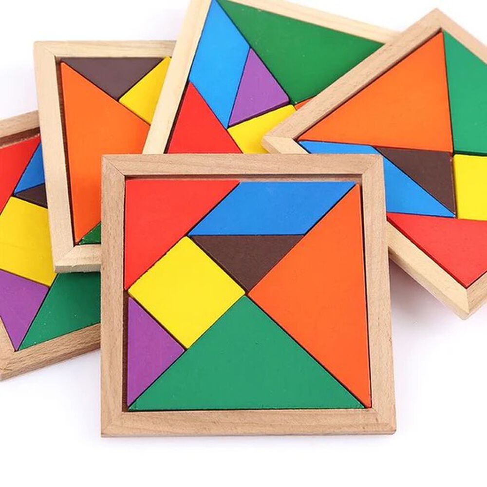 Tangrama Grande Juguete Educativo 14x14 Cms image number 2.0