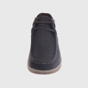 Zapato Ca&ntilde;a Negro Modelo Italiano Art. 8ask55550black