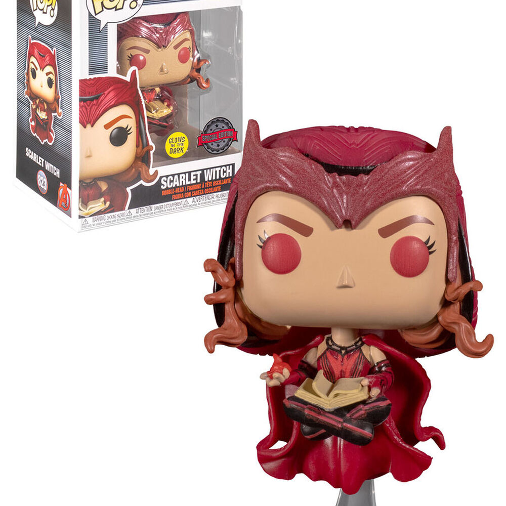 Funko Pop Marvel: Wandavision-bruja Escarlata Wanda Darkhold image number 0.0
