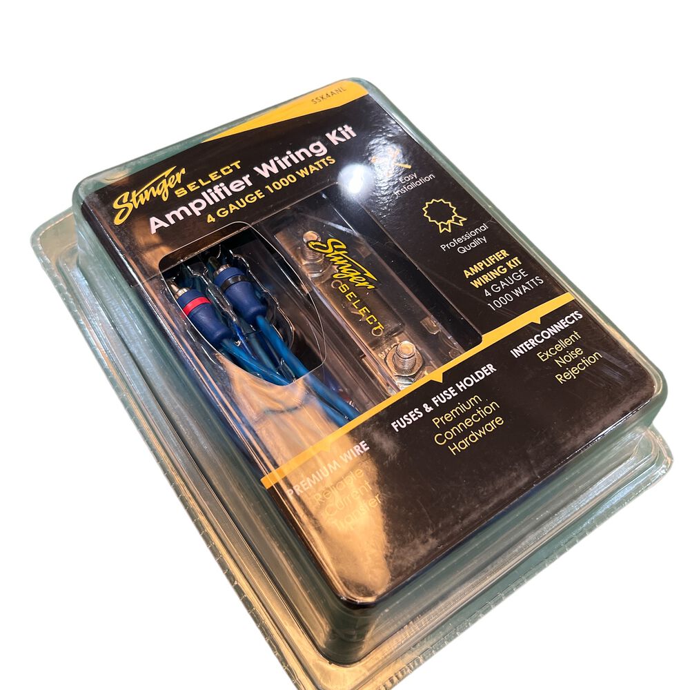 Kit De Cables Instalación Stinger Ssk4anl 4ga Fusible De 100amp image number 1.0