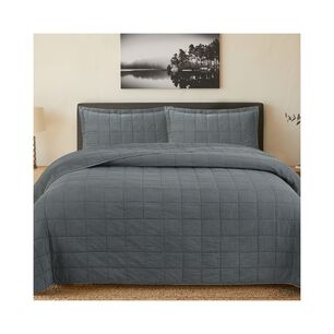 Quilt Andes Stone Wash Gris 2 Plazas