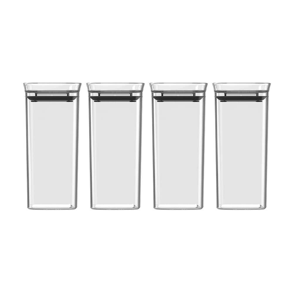 Conjunto Especieros Herm&eacute;ticos Block 4 Piezas (0,340l) Transparente image number 0.0