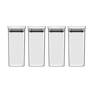 Conjunto Especieros Herm&eacute;ticos Block 4 Piezas (0,340l) Transparente