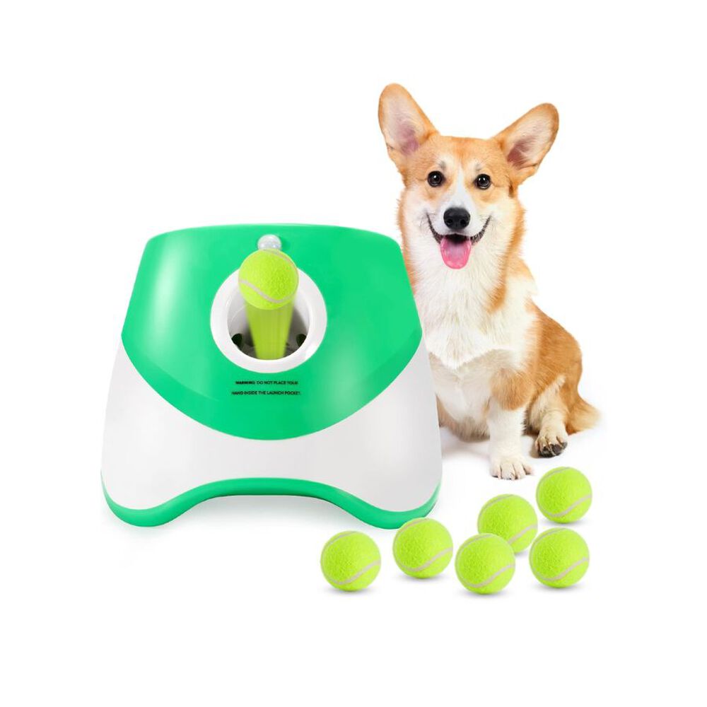 Lanzador Automático De Pelotas Perros Recargable image number 0.0