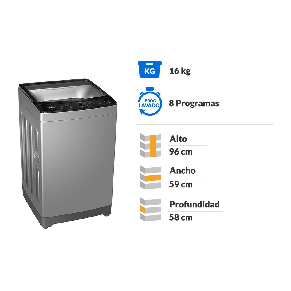 lavadora mabe lma6120wgcl0 16 kilos