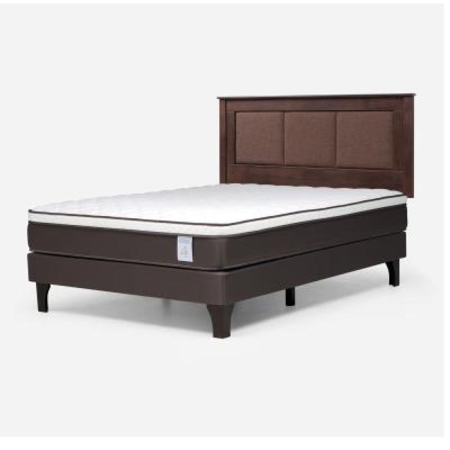 Cama Europea Rosen New Style 4 Plus / 2 Plazas / Base Normal + Respaldo Rachel image number 6.0