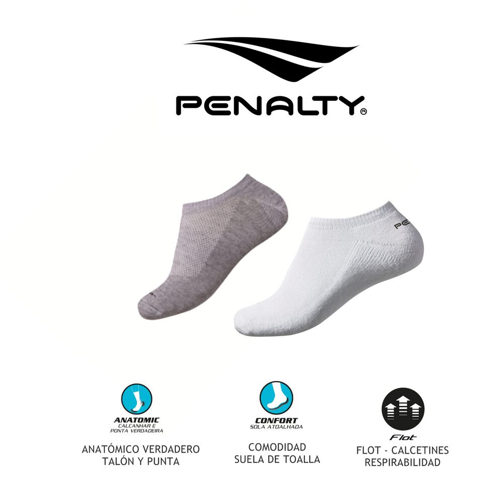 Medias Deportivas Penalty Invisible Tripack 3 Colores image number 2.0