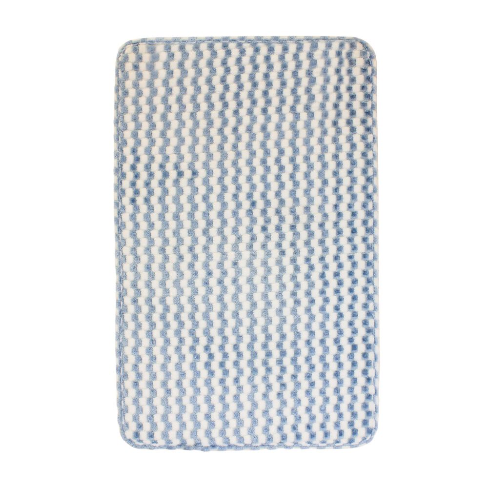 Alfombra De Ba&ntilde;o Nautica Home Memory Foam 50x80 Cm Con Dise&ntilde;o A Cuadros image number 5.0