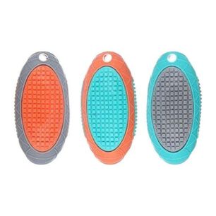 Juguete Para Morder Ovalado 16cm Con Textura Para Mascotas