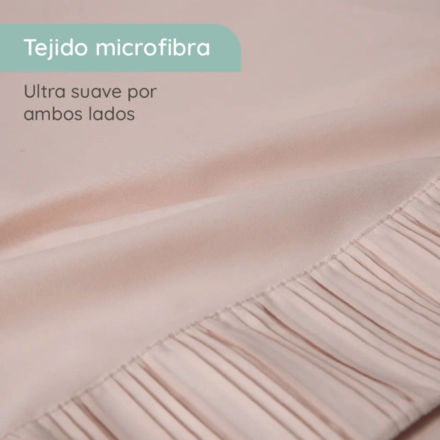 Sabanas 2 Plazas Microfibra 300 Hilos Azul Rosado image number 2.0