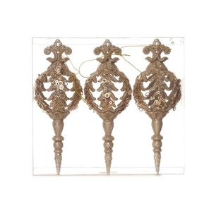 Adorno De Navidad Casaideal Orna Esfera Champagne
