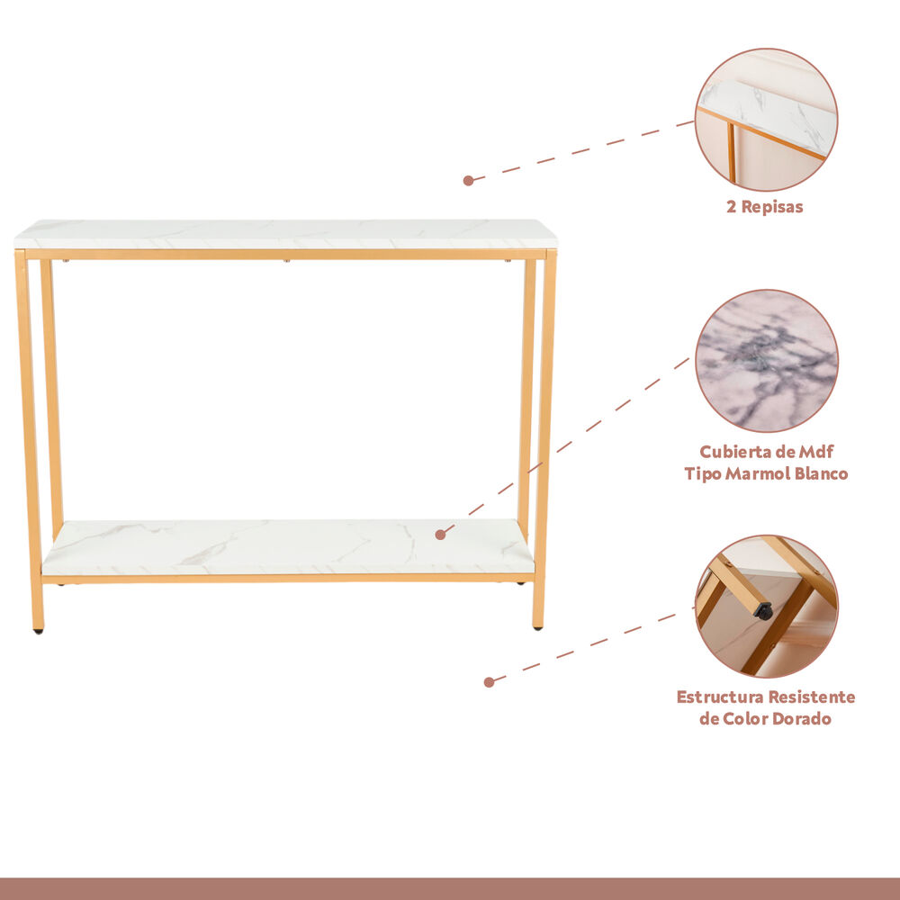 Arrimo White Stone Cubierta Mdf Marmol Blanco image number 2.0