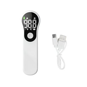 Term&oacute;metro Infrarrojo Digital Recargable M6 Blanco Lubabycas