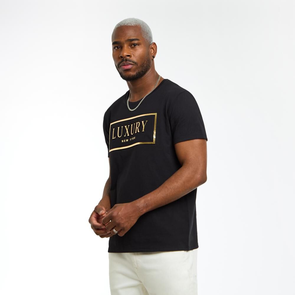 Polera Estampada Manga Corta Cuello Redondo Hombre Rolly Go image number 2.0