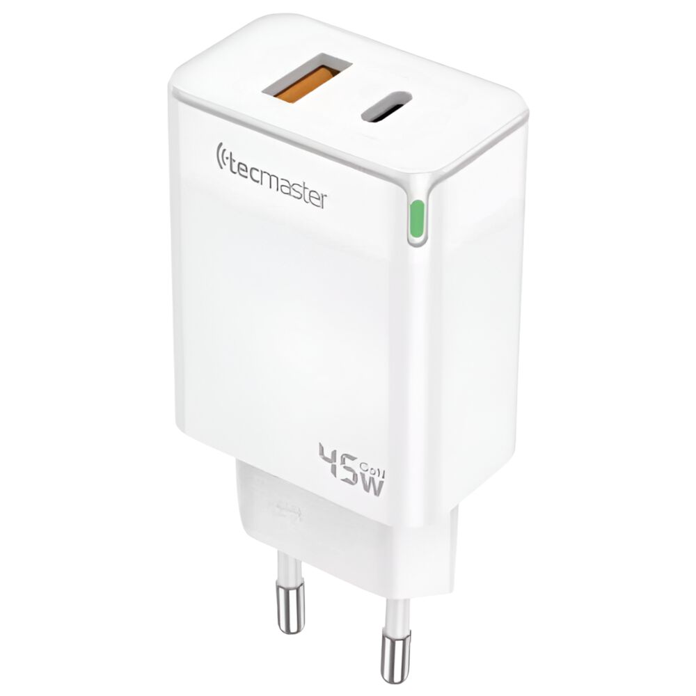 Cargador Pared 45w Gan Pd Type-c + Usb Tecmaster Sec 200540 image number 0.0