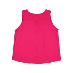 Blusa Lisa Regular Sin Mangas Cuello V Mujer Geeps
