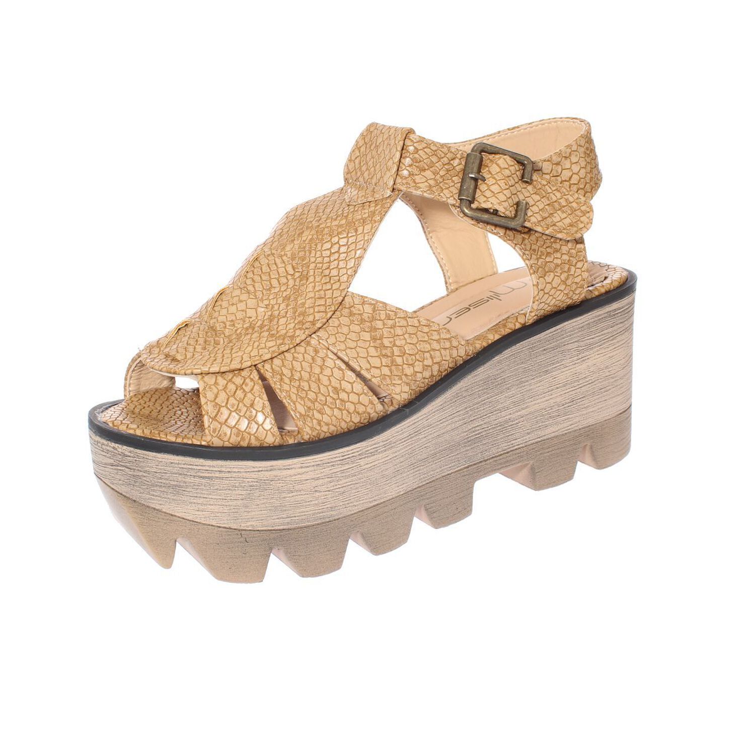 Sandalia Plataforma Beige V&iacute;a Franca Art. 5cp1601cbeige image number 0.0