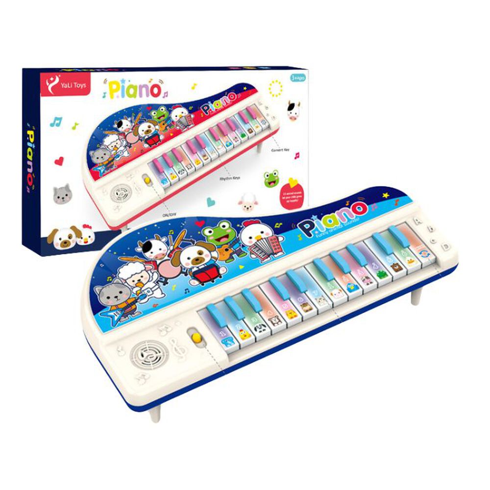Piano Infantil Musical Animales Luces Y Melodías Interactivo image number 0.0