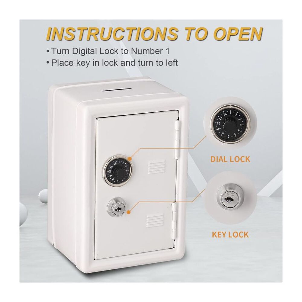 Mini Caja Fuerte Alcanc&iacute;a Para Ni&ntilde;os image number 3.0