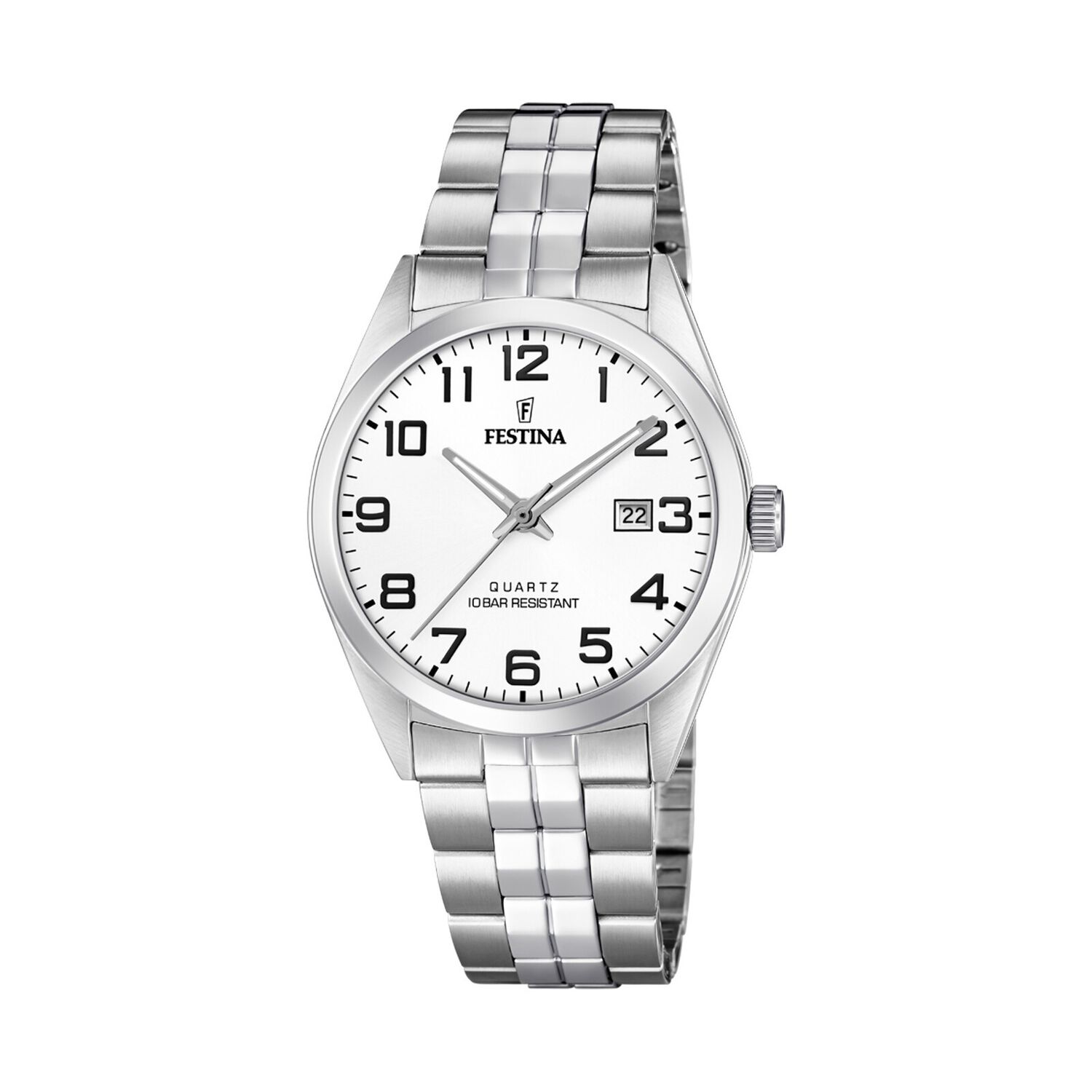 Reloj F20437/1 Festina Blanco Hombre Acero Clasico image number 0.0