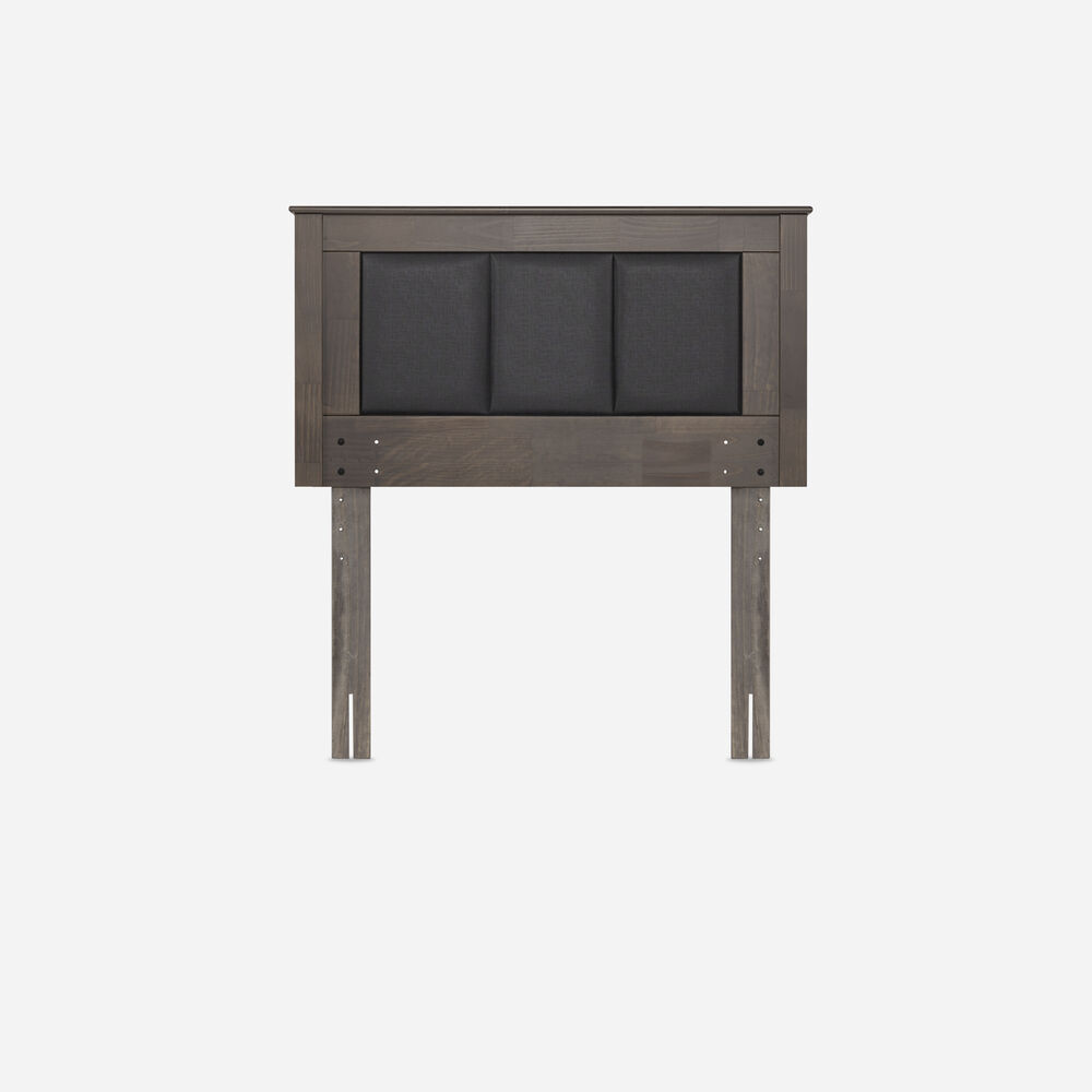 Cama Europea Rosen New Style 4 Plus / 1.5 Plazas / Base Normal  + Respaldo Rachel Gris image number 2.0