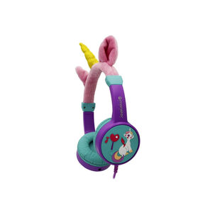 Audífonos Diseño Unicornio Color Púrpura Monster - Ps
