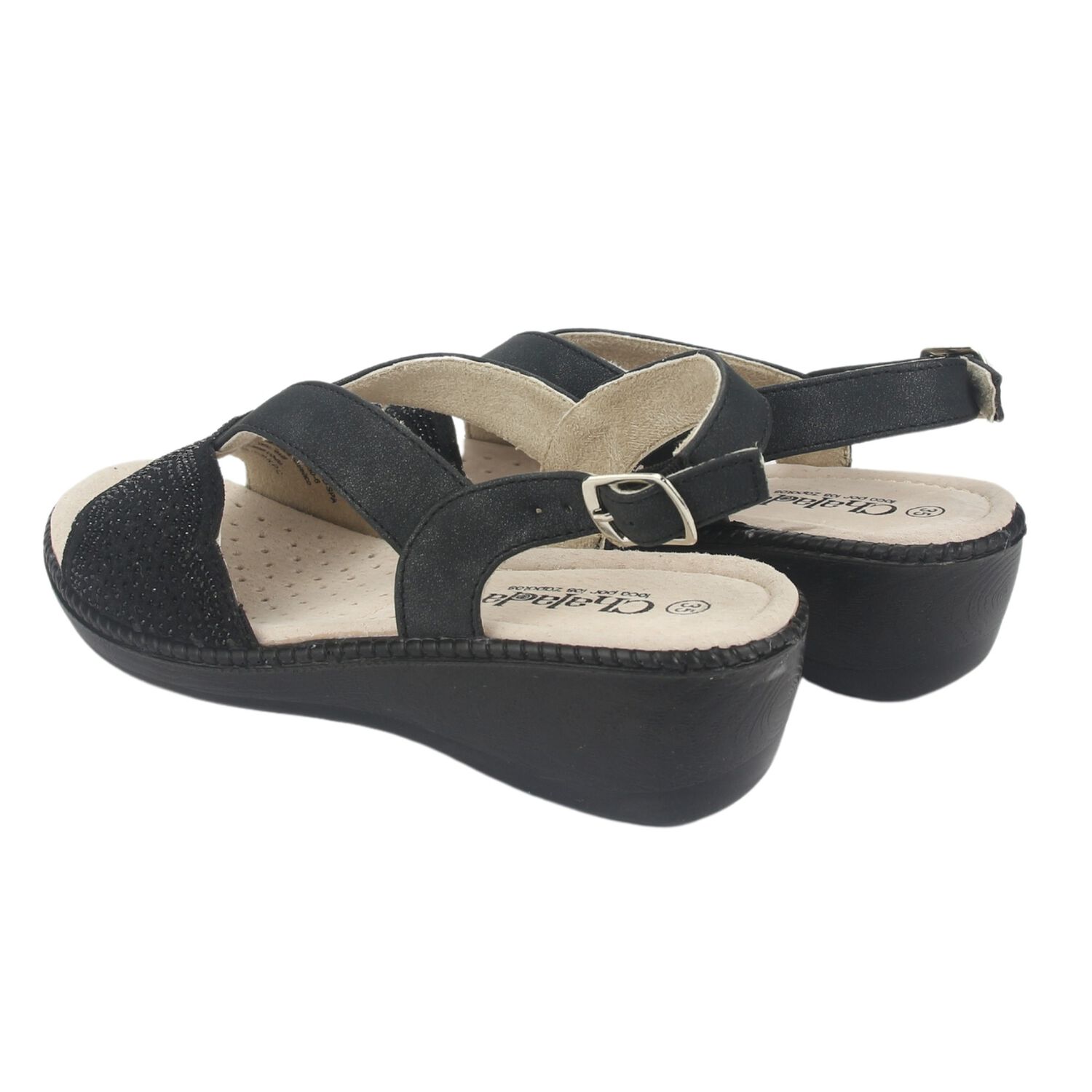 Sandalia Chalada Mujer Lupe-81 Negro Casual image number 5.0
