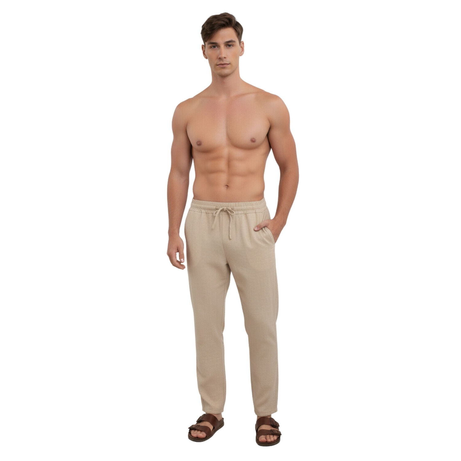 Pantalon Lino Hombre Verano Otawa image number 0.0