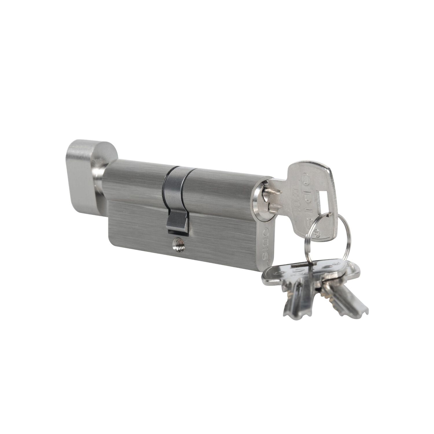 Cilindro Odis Llave-seguro 70mm - Niqu&eacute;l Satinado image number 1.0