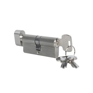 Cilindro Odis Llave-seguro 70mm - Niqu&eacute;l Satinado
