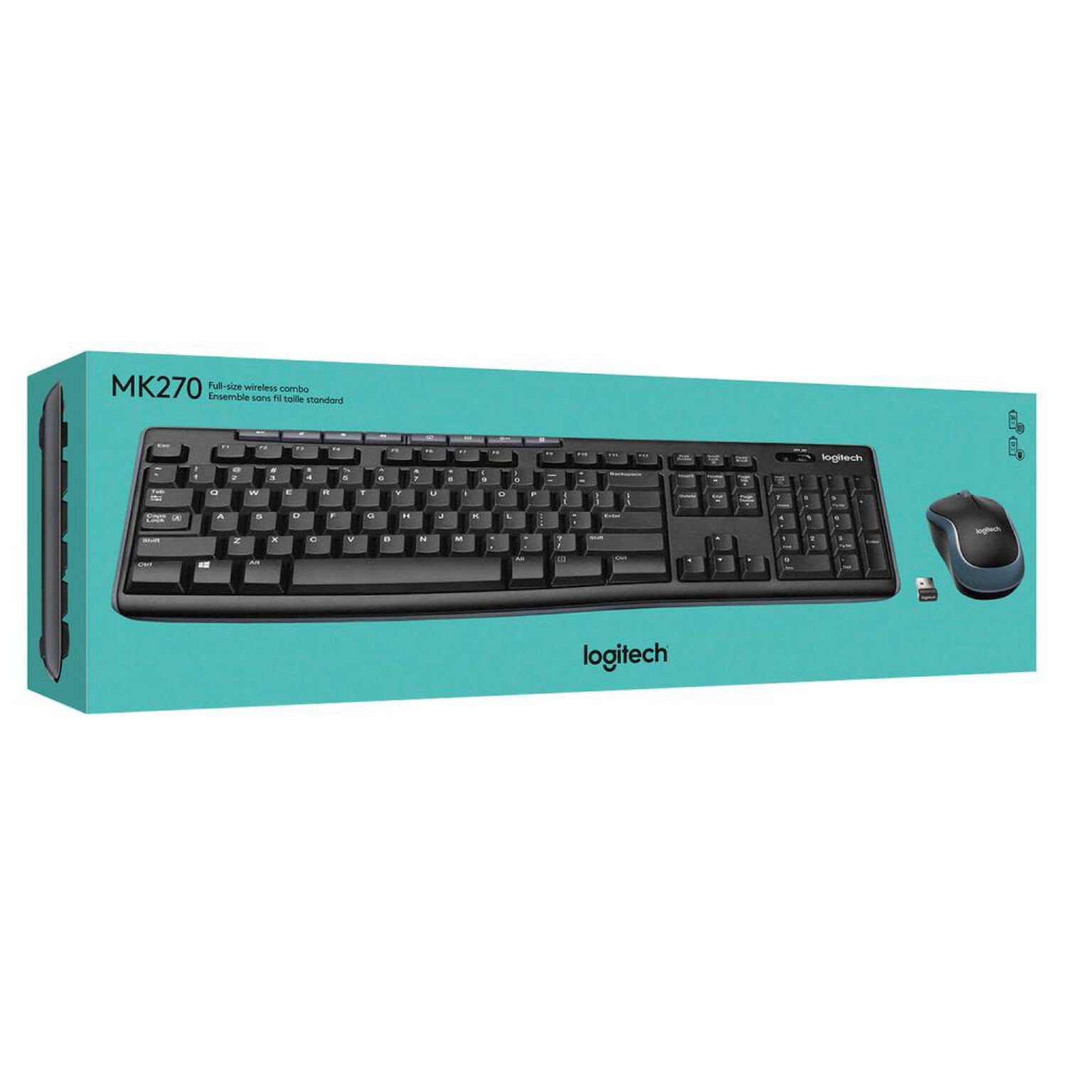 Combo Mouse + Teclado Logitech MK270 image number 1.0