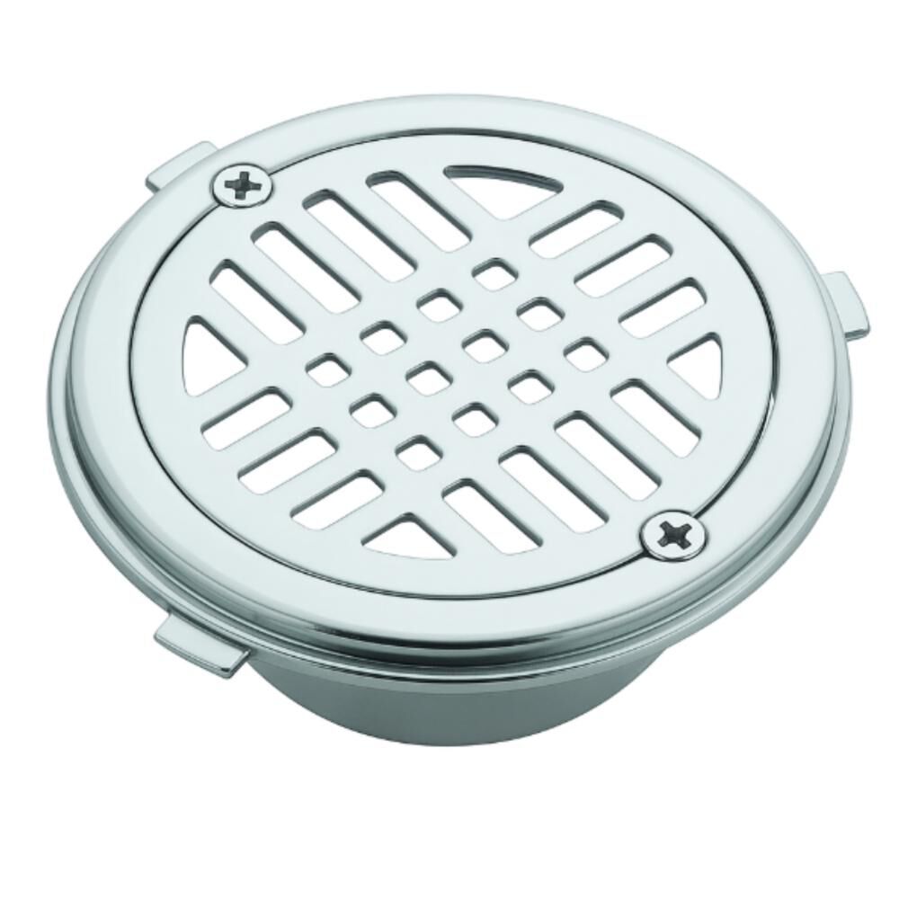 Rejilla Pileta Redonda 110mm Cromado Acero Inoxidable Poli image number 2.0