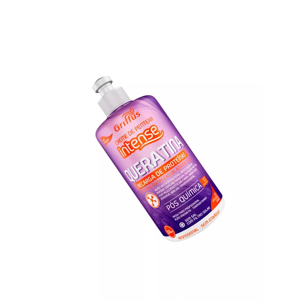 Crema Para Peinar Queratina 300ml Griffus image number 1.0