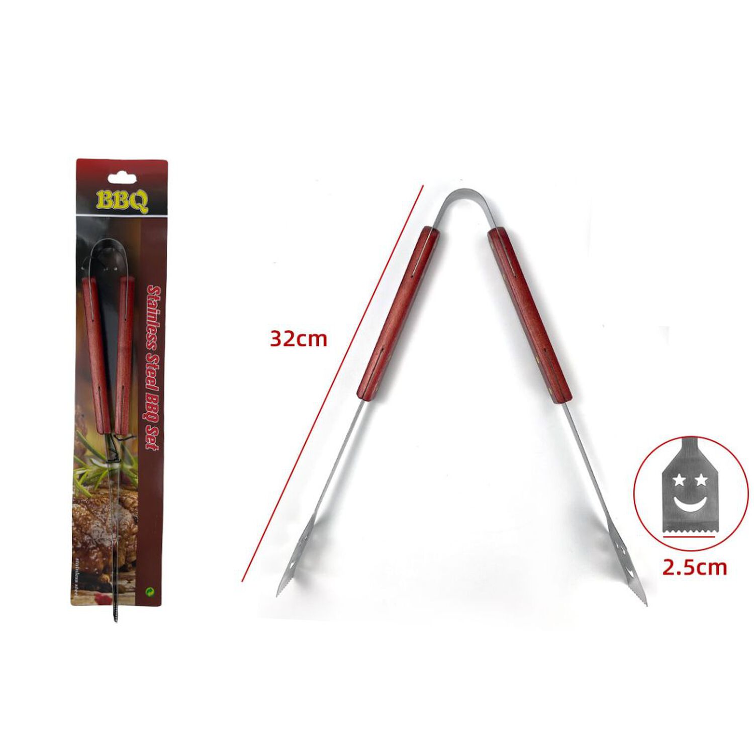 Pinza Para Asado Acero Inoxidable image number 1.0