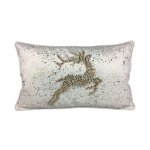 Cojin Navide&ntilde;o Dorado Casaideal
