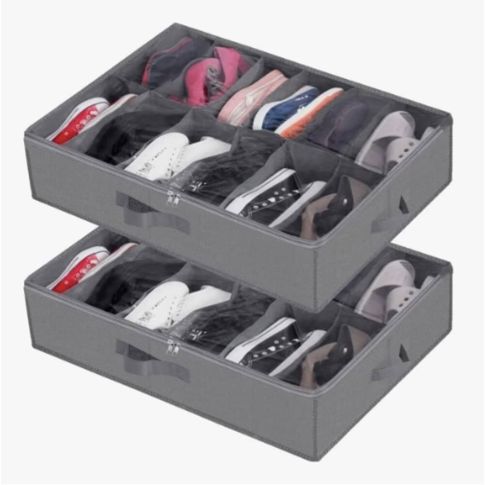 Organizador Zapatos Bajo Cama Almacenamiento Zapatero Set X2 image number 0.0