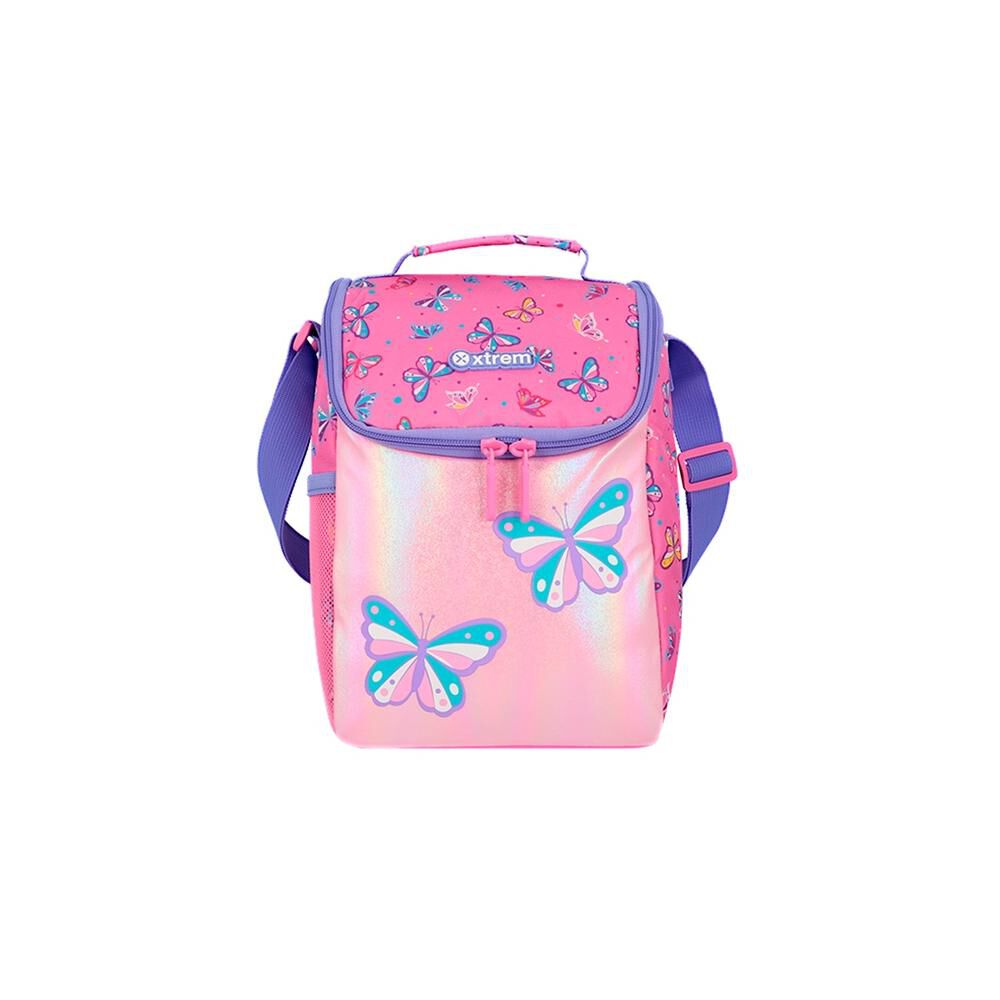 Lonchera T&eacute;rmica Xtrem Froster 6xt Mariposas Rosado/morado image number 0.0