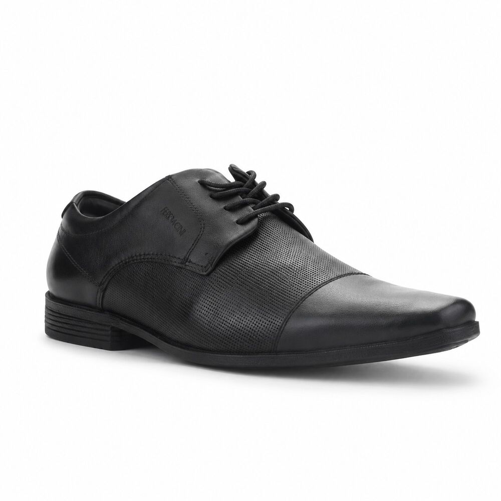 Zapato Negro Hombre Casual Ferracini 4083 Liverpool image number 2.0