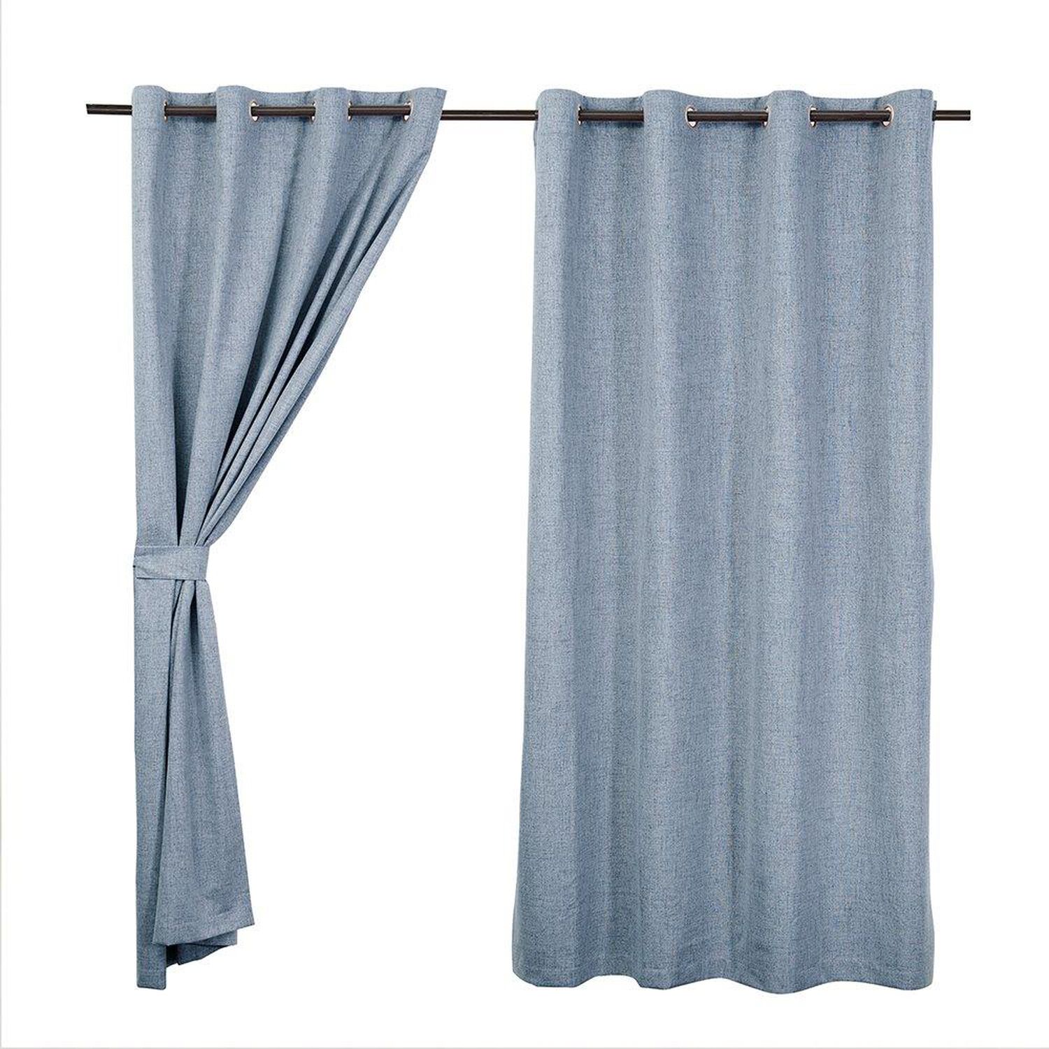 Set Cort. Blackout Arg 140x220 Cms Azul image number 0.0