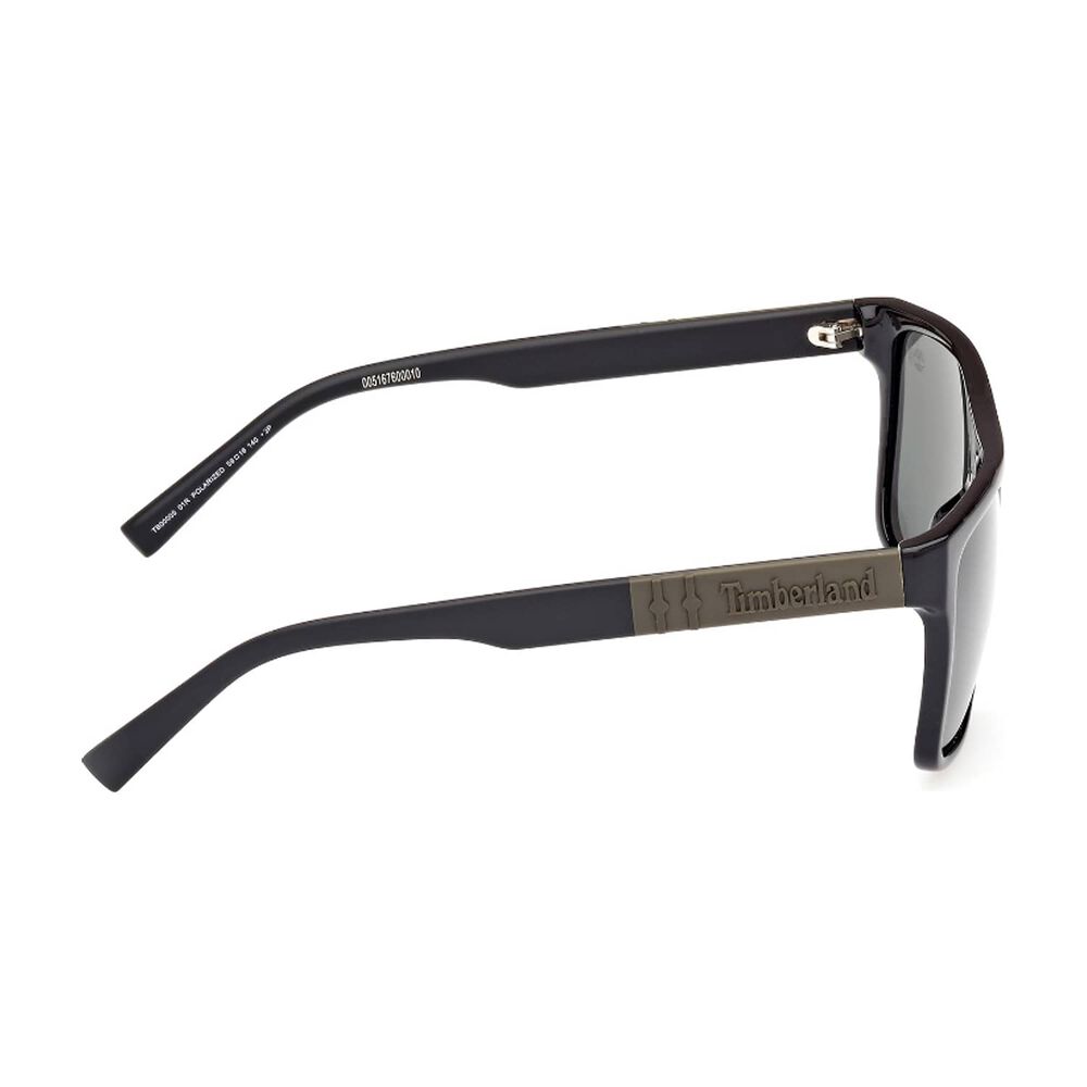 Lentes De Sol Negro Brillante Polarizados Timberland image number 6.0