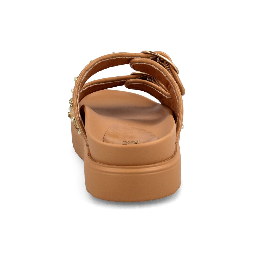 Sandalia Mujer Bata Barack Beige image number 2.0