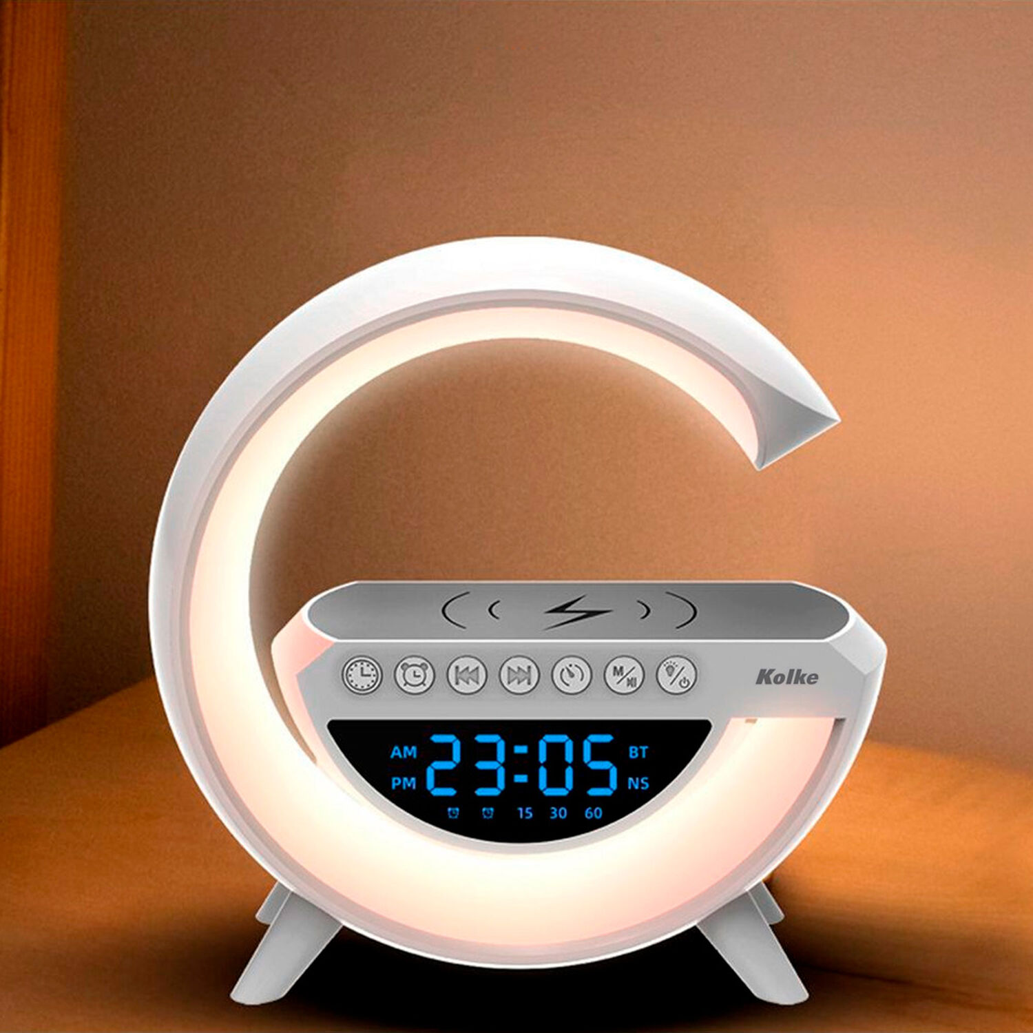 Parlante Inal&aacute;mbrico Bluetooth Kolke 5 En 1 L&aacute;mpara Cargador image number 6.0