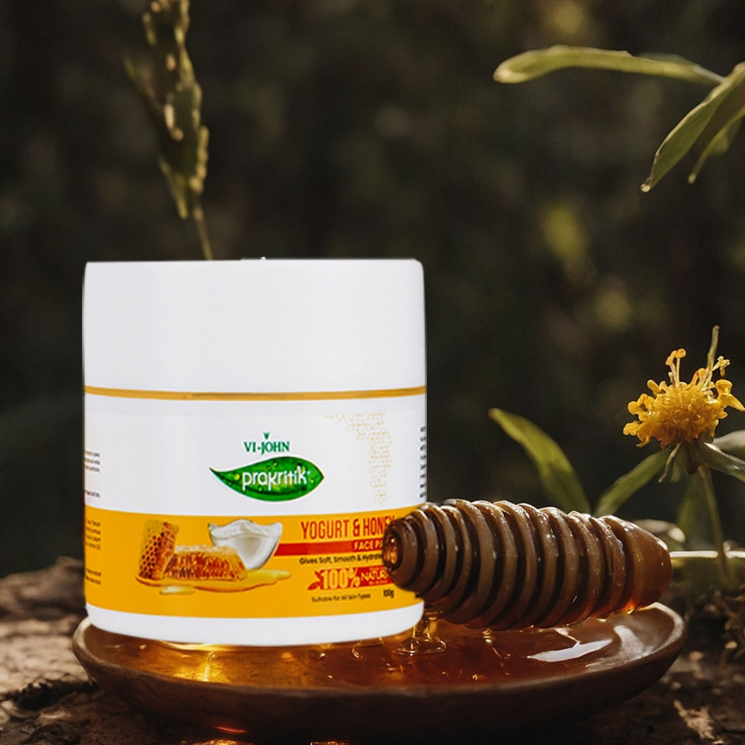 Prakritik Mascarilla Facial Yogurt Y Honey 100 Gr image number 2.0