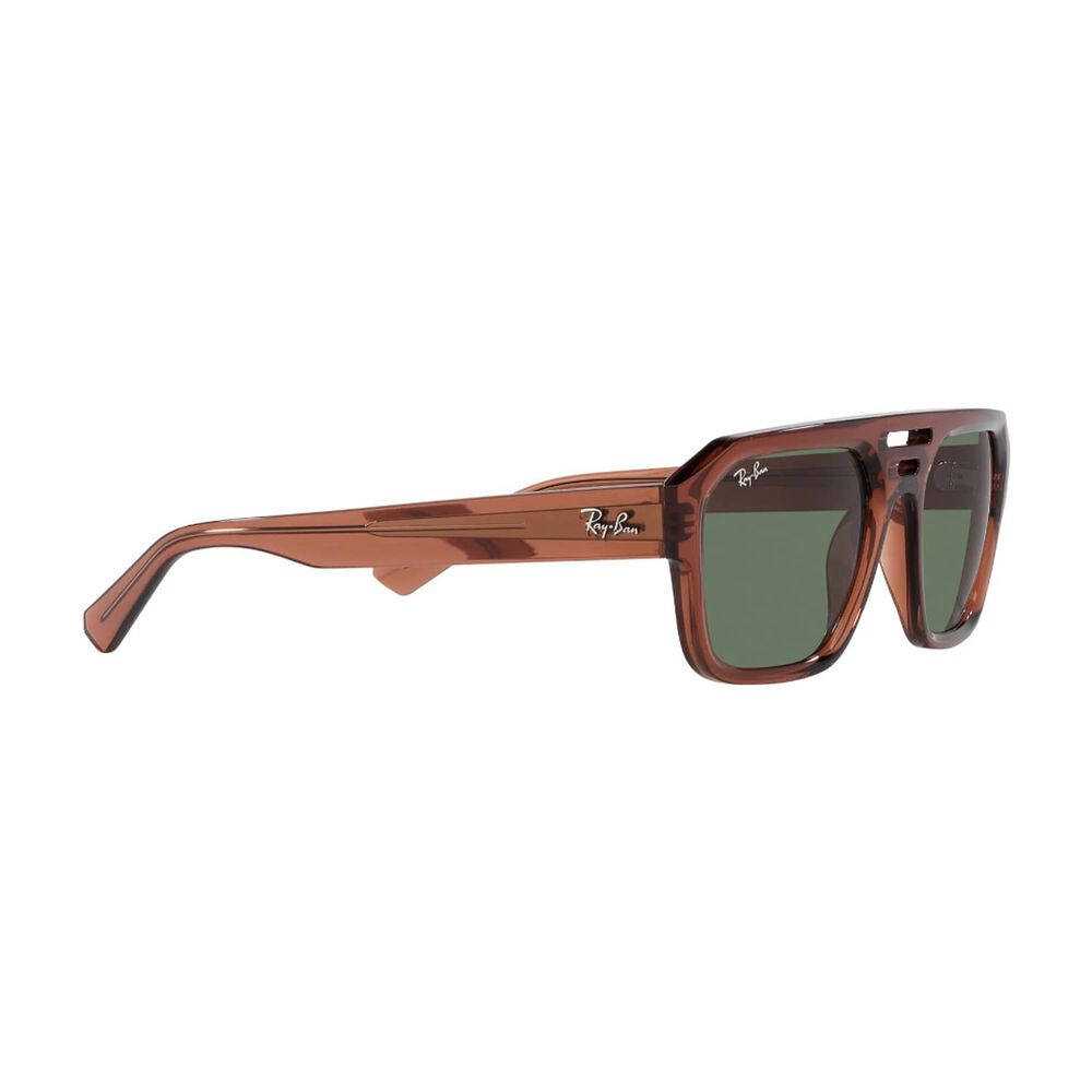 Lentes De Sol Corrigan Transparent Brown Bio-based Sustentable Ray-ban image number 10.0