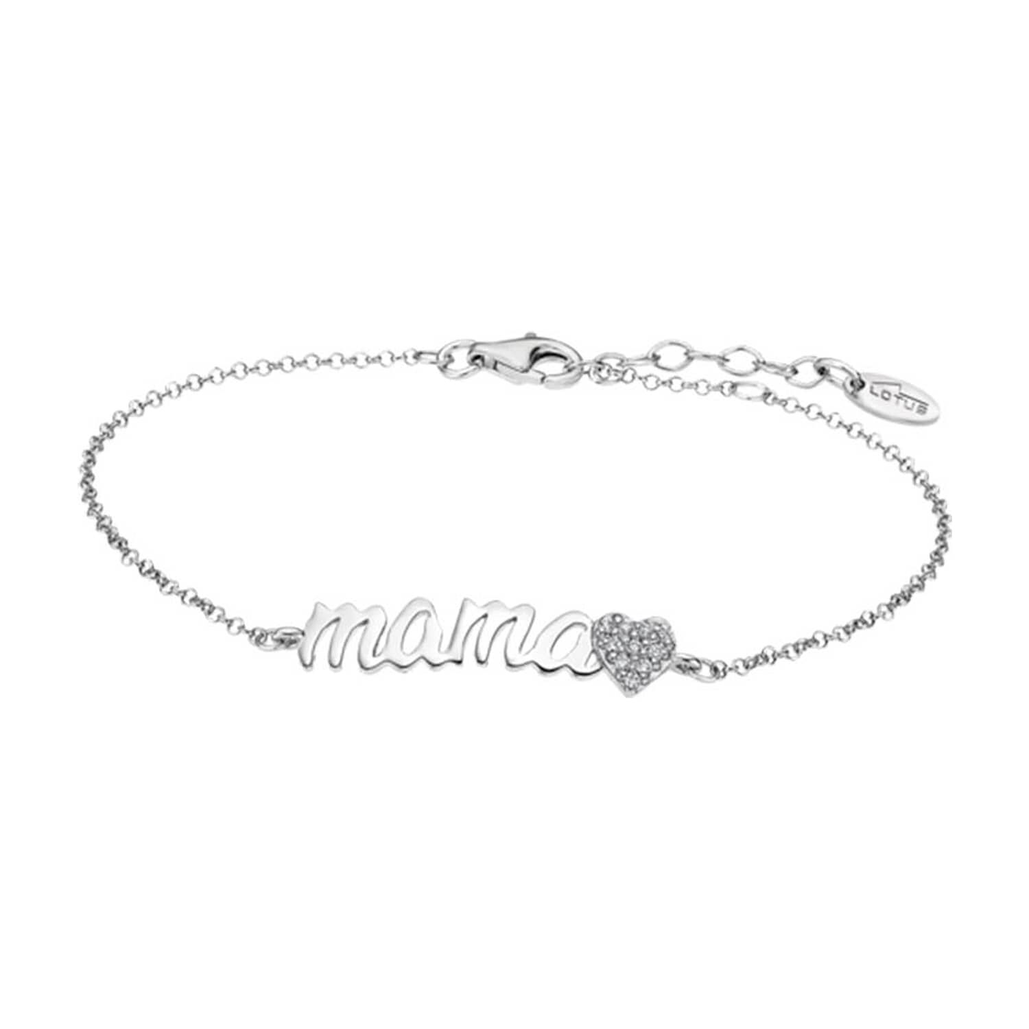 Pulsera Lp1808-2/5 Lotus Silver Mujer Mothers Love image number 0.0
